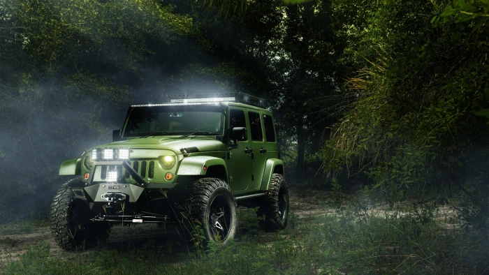 car vehicle off roading nature ecosystem jeep wrangler 2k 4k