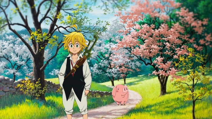 Meliodas from Seven Deadly Sin anime Nanatsu no Taizai the seven deadly sins 2k 4k