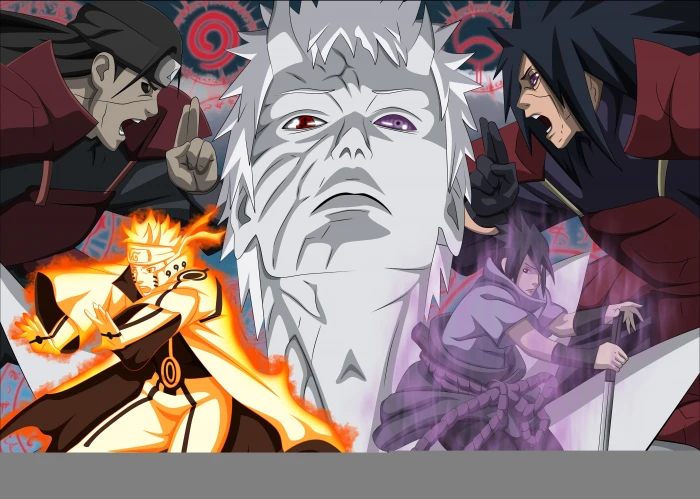 Obito Uchiha Madara Sasuke and Naruto digital wallpaper 2k 4k 5k