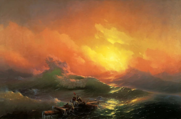 paintings ocean waves artwork ivan aivazovsky Nature Oceans HD Art 2k 4k