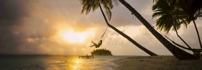 panama san blas islands ocean view palm tree explore travel 2k 4k 5k 8k 10k