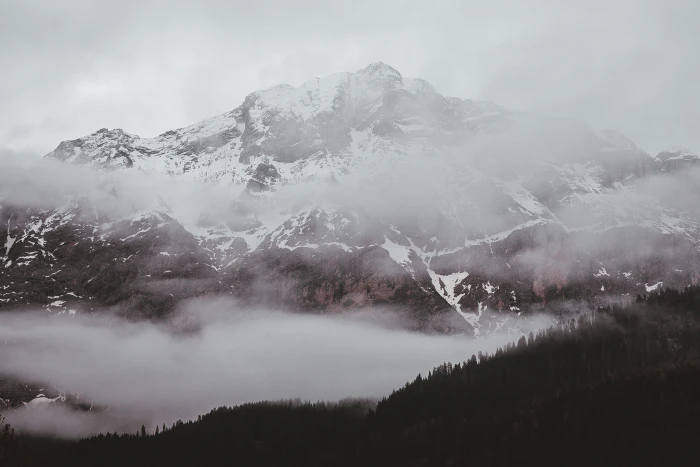 Photo Of Foggy Mountain cold desktop backgrounds HD wallpaper 2k 4k