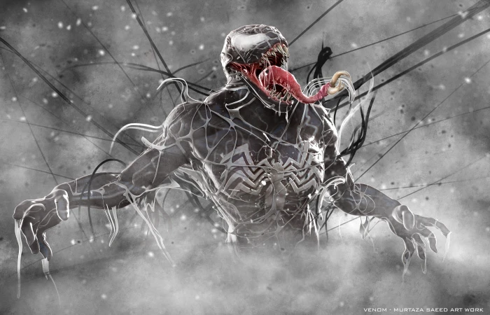 venom superheroes hd artwork artist deviantart supervillain 2k 4k