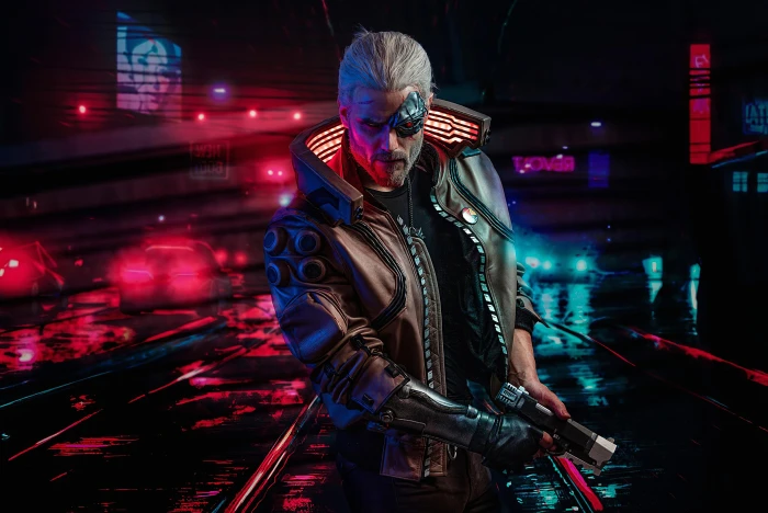 Video Game Cyberpunk Futuristic Warrior 2k 4k
