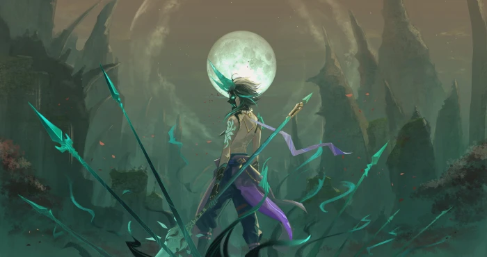 video games game art digital Genshin Impact mask 79 2k 4k 5k