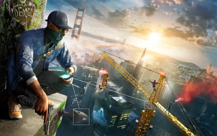 Watch Dogs 2 Key Art digital game wallpaper Games Watchdogs 2k 4k