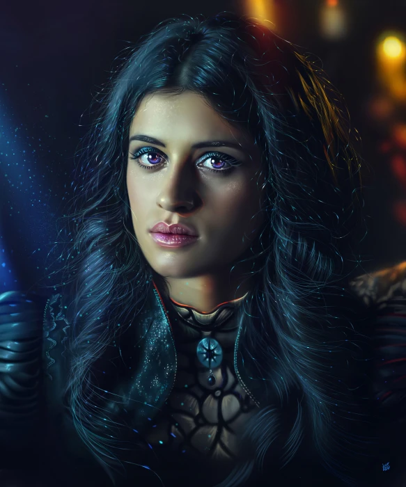 Ya ar Vurdem artwork Yennefer Anya Chalotra The Witcher TV Series 2k 4k