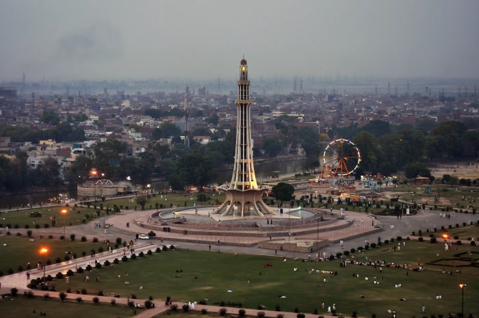 aerial view of Lahore City during daytime lhr lahore pakistan 2k 4k