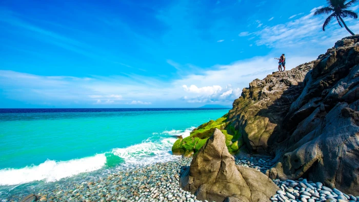 frozenblizzard pebble beach summertime surigao blue sky 2k 4k 5k