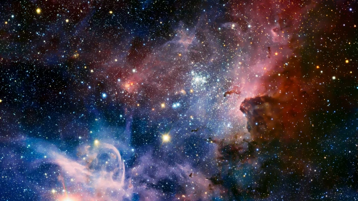 galaxy digital wallpaper space stars Carina Nebula art 2k 4k