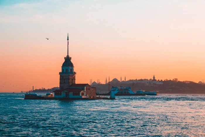 kizkulesi uskudar turkey istanbul sk dar beach landscape 2k 4k 5k