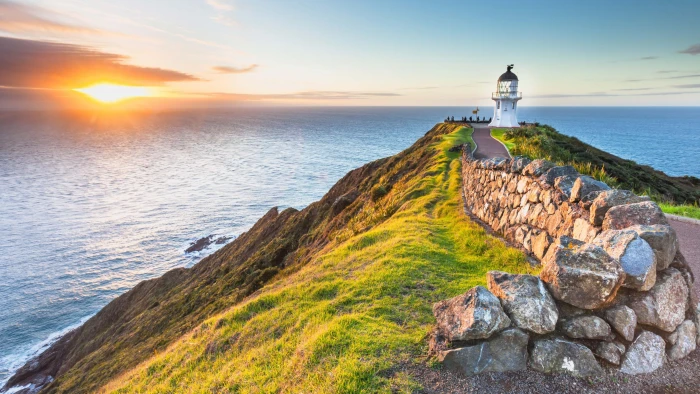 ocean new zealand maori cape reinga water rock tourism 2k 4k