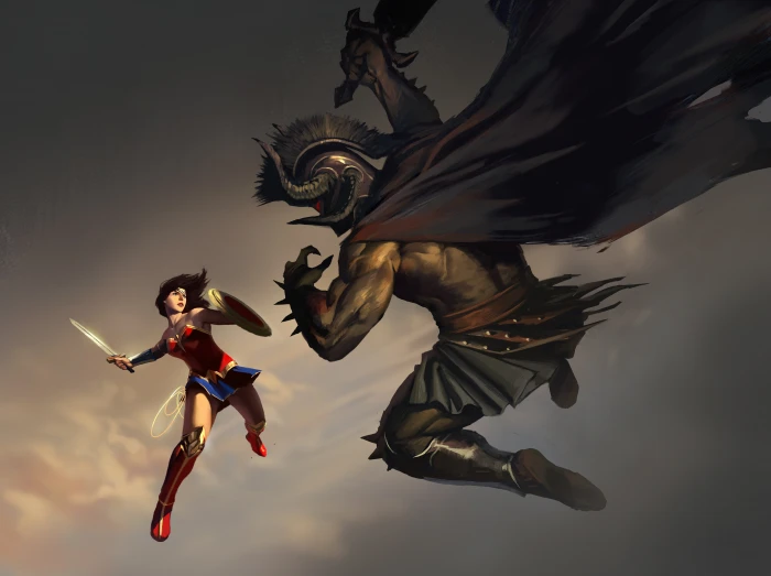 wonder woman hd artwork digital art superheroes 2k 4k 5k 8k