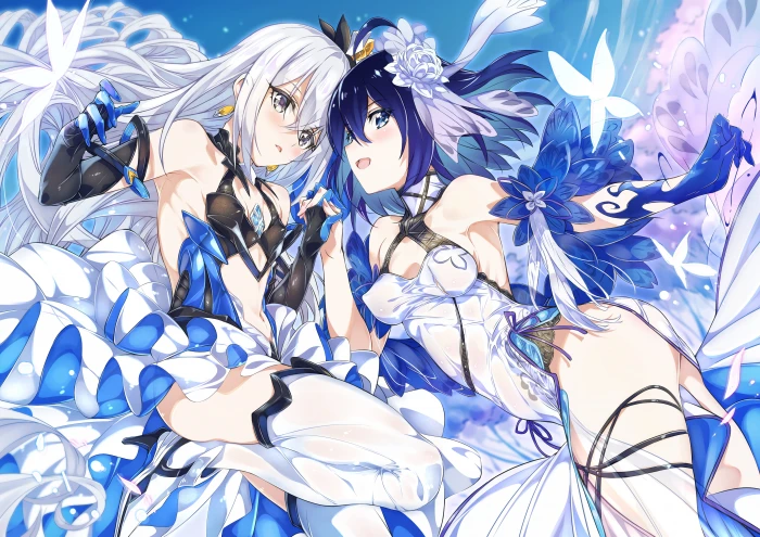 anime girls Honkai Impact Bronya Zaychik Seele Vollerei 2k 4k