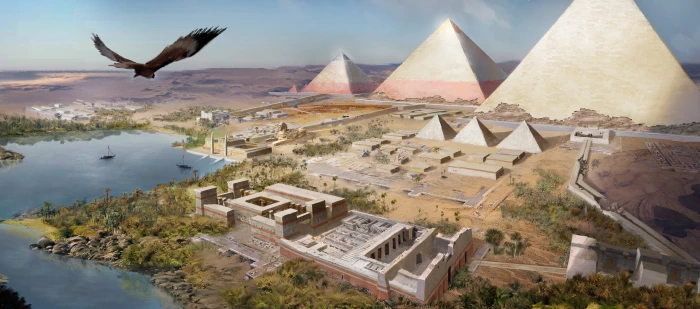 Assassin s Creed Origins video games artwork Egypt landscape 2k 4k 5k