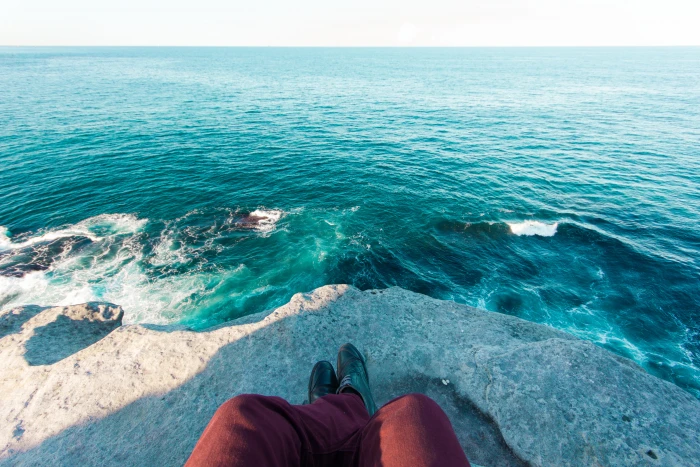 australia bondi beach pov ocean travel view sea low section 2k 4k