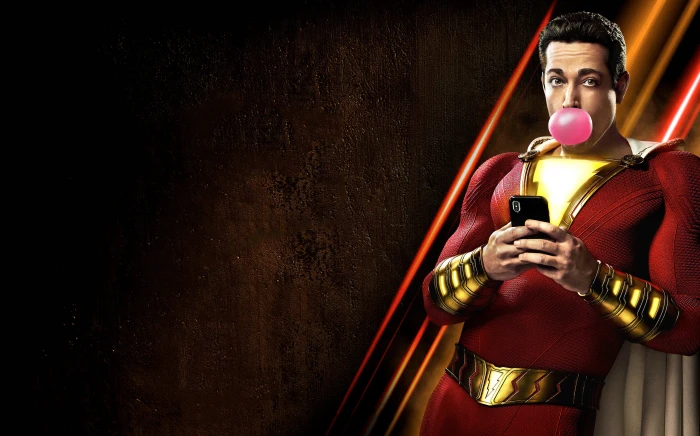 DC Comics Shazam movies bubblegum superhero 2k 4k