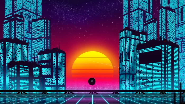 digital art illustration artwork landscape futuristic 2k 4k