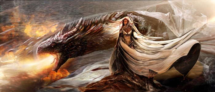 game of thrones season 8 daenerys targaryen dragon tv shows 2k 4k 5k 8k