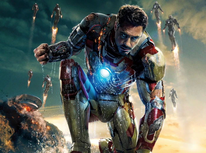 Iron Man 3 Film Marvel Tony Stark illustration 2k