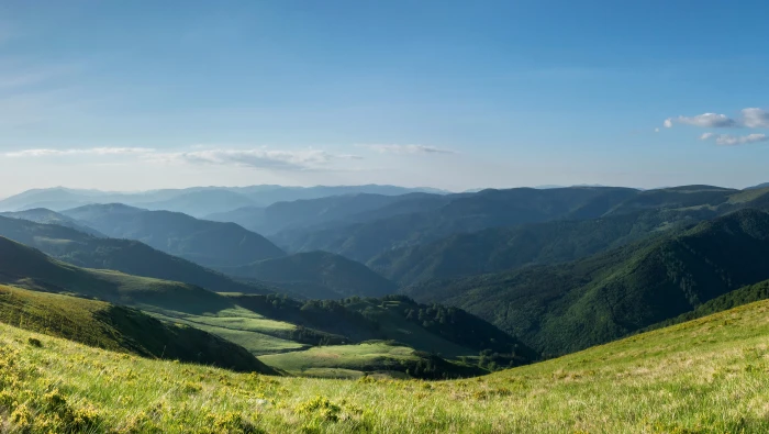 landscape photography of green mountain Scenery Mountains 2k 4k 5k