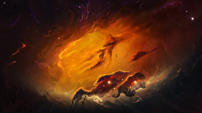 Milky Way Nebula Interstellar Galaxy 2k 4k 5k 8k