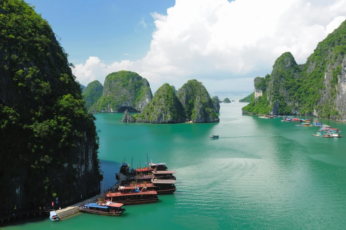 mountains travel boat rest Vietnam Ha Long Bay 2k 4k