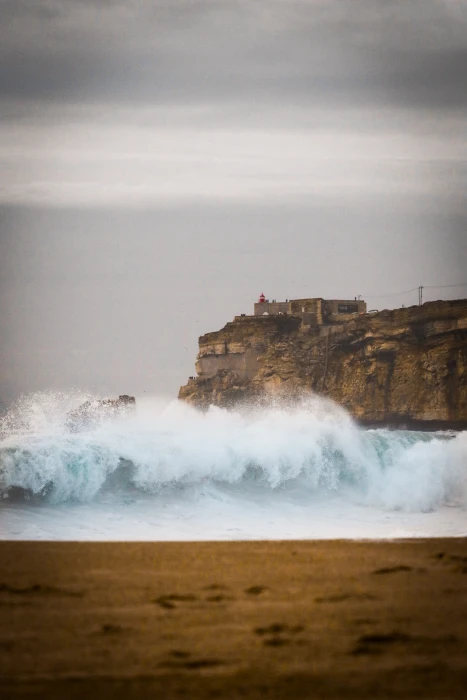 ocean wave scenery water sea nature outdoors cliff promontory 2k 4k 5k