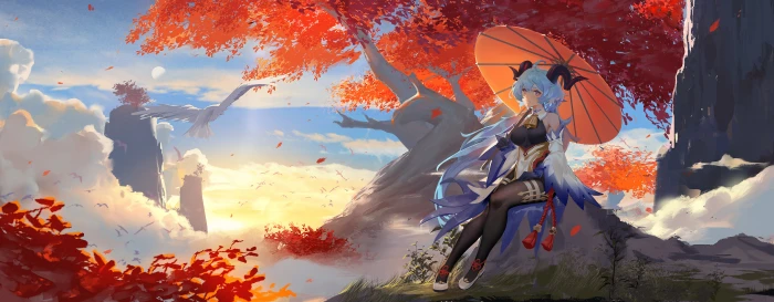 Ribao Genshin Impact Ganyu anime girls 2k 4k 5k