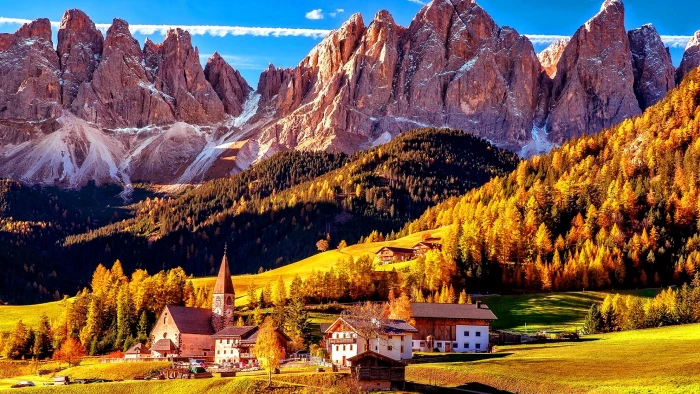 st magdalena nature park rugged puez geisler 2k 4k