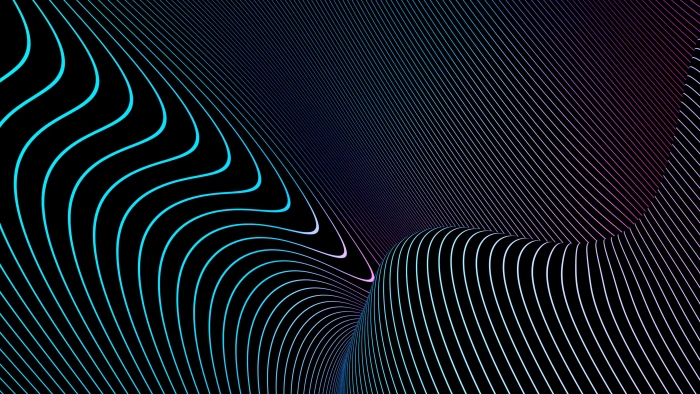 waves neon HD 2k 4k