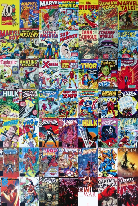 assorted title comic cover books marvel comics cartoon entertainment 2k