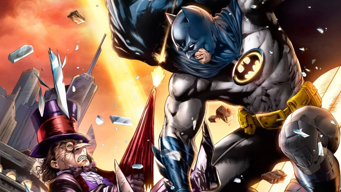 batman penguin hd artwork digital art superheroes 2k 4k 5k