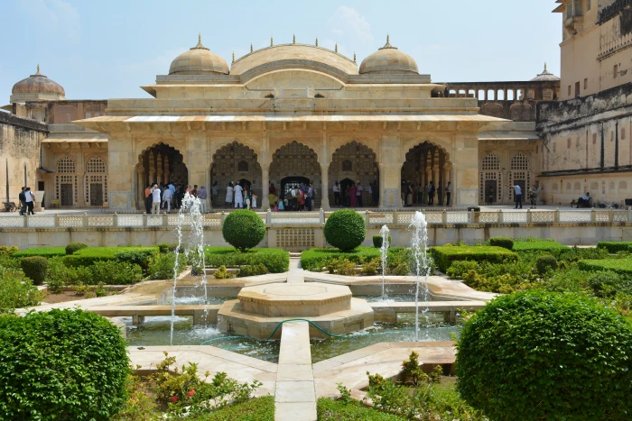 beige concrete building Amer Fort Rajasthan India travel 2k 4k 5k