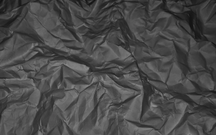 crumpled paper texture folds drapery background black and white 2k 4k 5k 8k