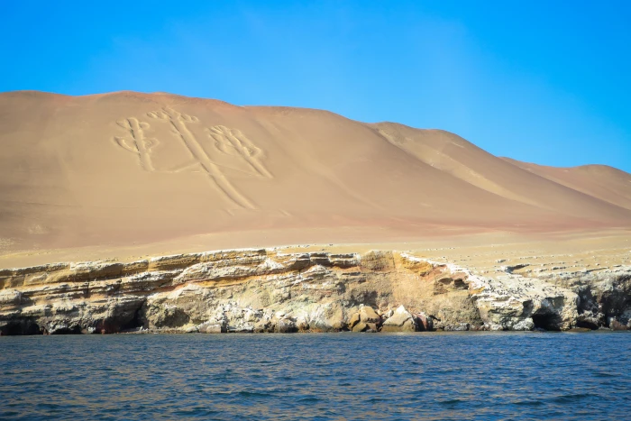 desert near river during daytime Paracas Sea Nazca Lines Island 2k 4k 5k