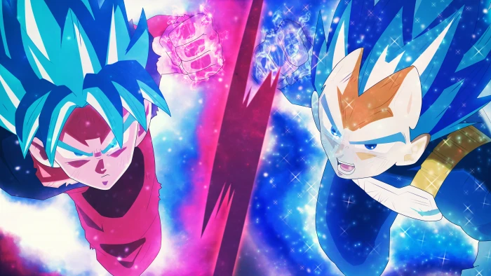 Dragon Ball Super Saiyan Blue Son Goku Vegeta Kaio ken 2k 4k 5k 8k