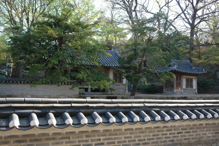 forbidden city republic of korea traditional fence houses 2k