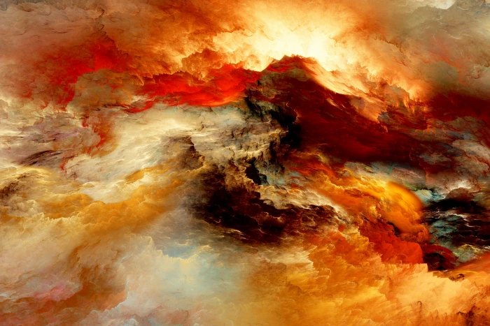 red beige and brown abstract painting clouds background colors 2k 4k 5k