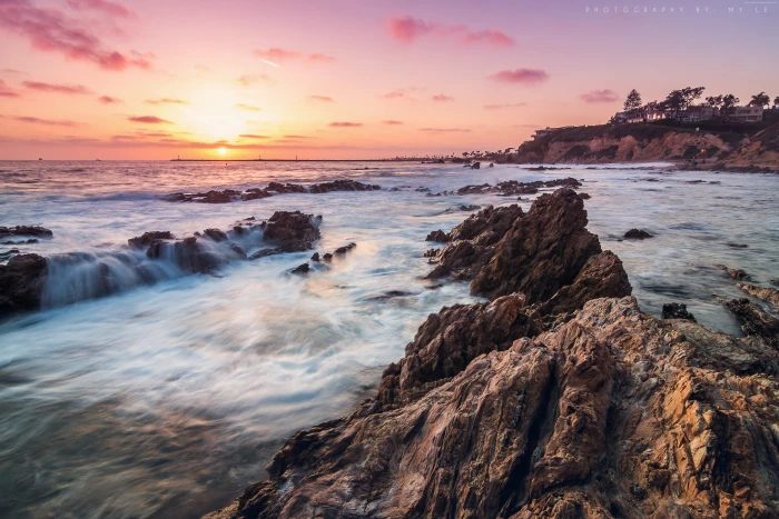 sea USA sunset Best Beaches in the World Corona Del Mar 2k 4k 5k