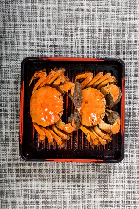 food background seafood crabs and drink directly above 2k 4k