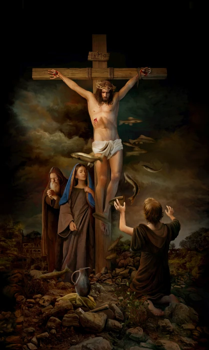 Jesus Christ on cross wallpaper religion god people crucifixion 2k 4k 5k