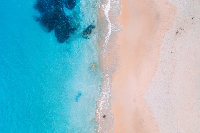 ocean photography drone view aerial beach coast shore 2k 4k 5k
