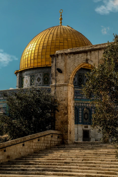 brown and gray dome building al aqsa mosque muslim jerusalem 2k 4k