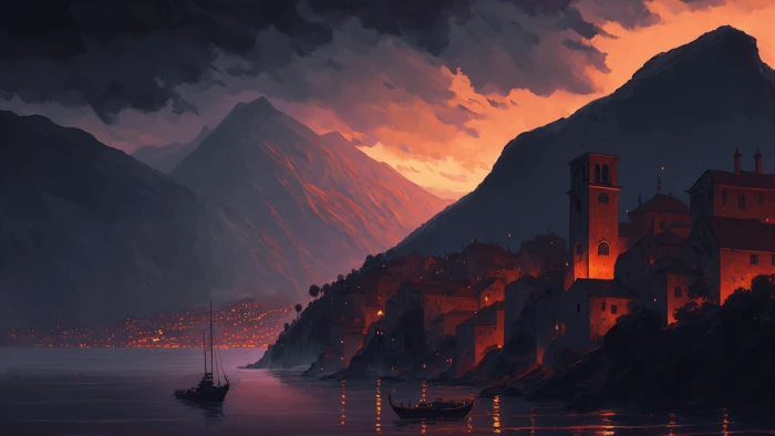 Late summer evening in Kotor 2k
