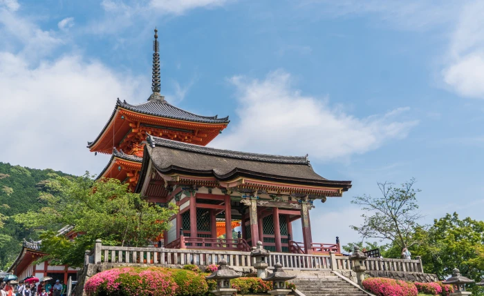 Kyoto Japan Kiyomizu Temple Asia japanese landmark travel 2k 4k 5k