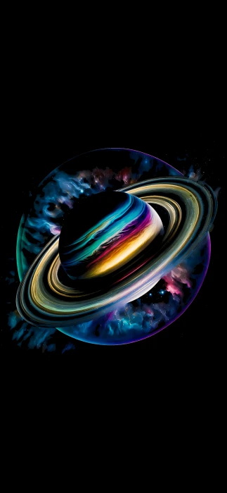 In Orbit Saturn amoled minimalism 2k