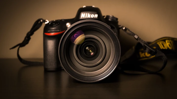 black Nikon DSLR camera lens macro photography themes technology 2k 4k