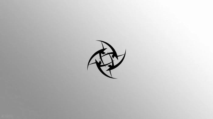 black shuriken logo Ninjas In Pyjamas Counter Strike Global Offensive 2k