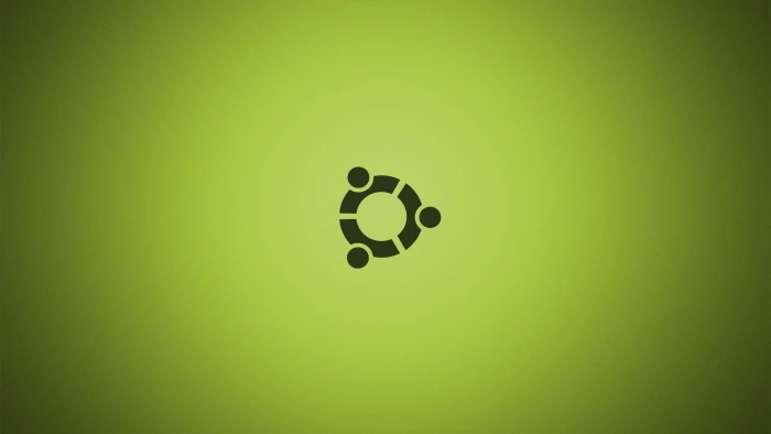 Green Ubuntu logo black and green textile computers 2k